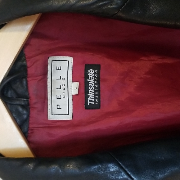 Pelle Studio Womens Large Black Leather Jacket - Picture 3 of 8